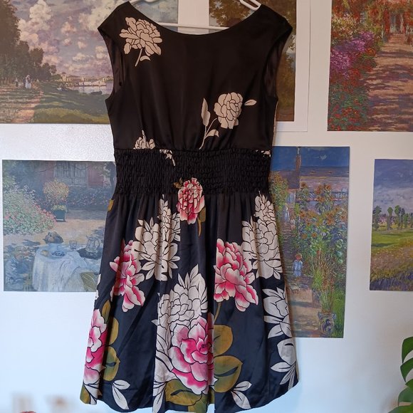 Jessica Simpson Dresses & Skirts - 👗Jessica Simpson Size 10 Black Floral Mini Dress